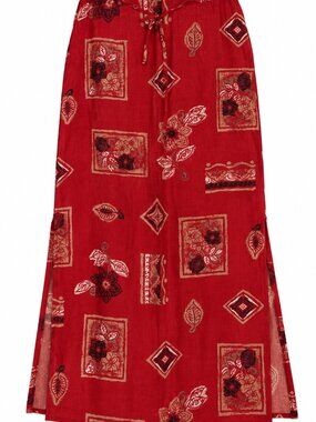 Vintage Maxi Skirt - Side Slits